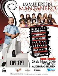 manzanero-telmex Las mujeres de Mazanero, Auditorio Telmex