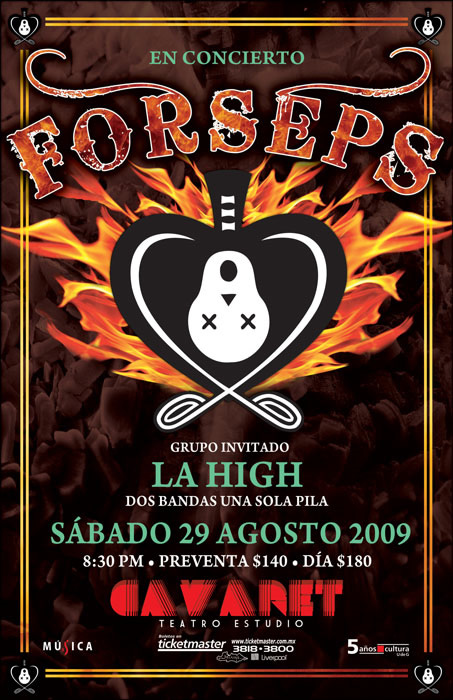 Forseps se presenta en el Teatro Estudio Cavaret