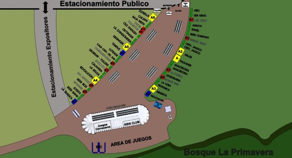Mapa de stands
