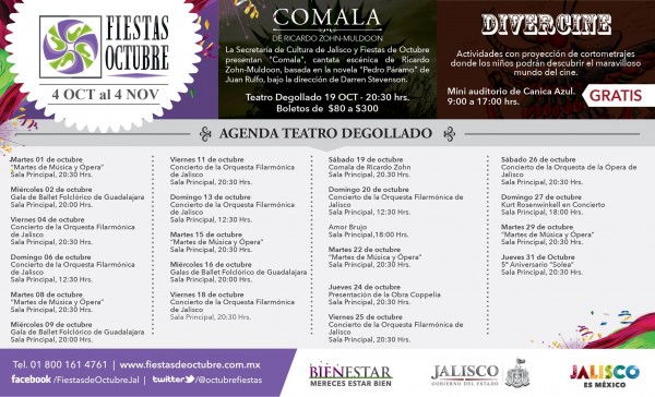 Actividades Teatro Degollado