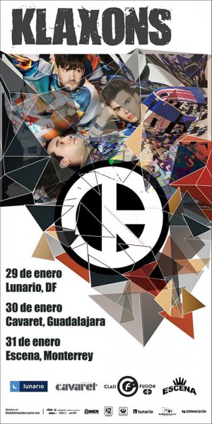 Klaxons, Teatro Estudio Cavaret 30 de Enero 2015, 21:00hrs