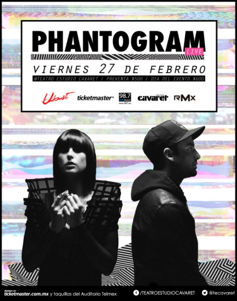 Phantogram Teatro Cavaret 27 de Febrero 2015