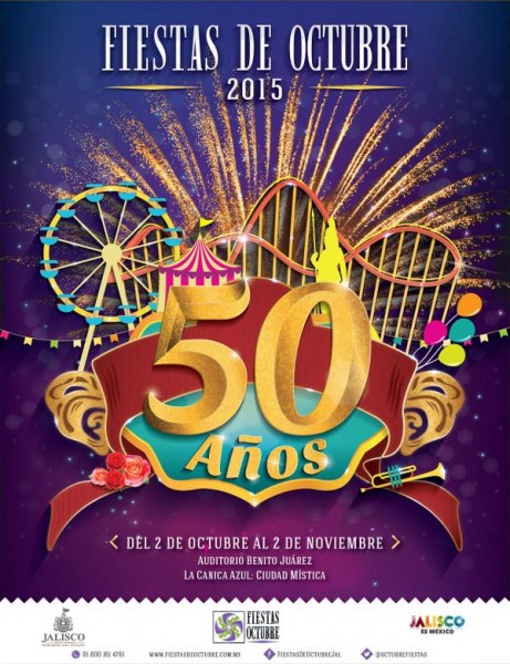 Cartel Fiestas de Octubre 2015