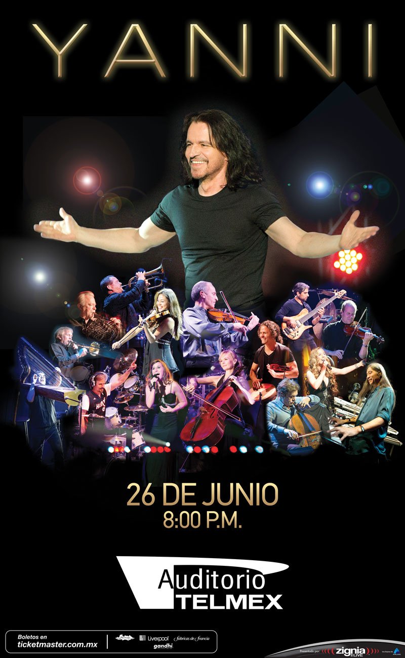Yanni en el Auditorio Telmex