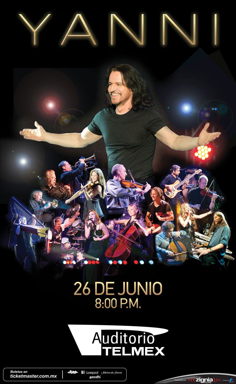 Concierto de Yanni en Guadalajara Vivir Guadalajara